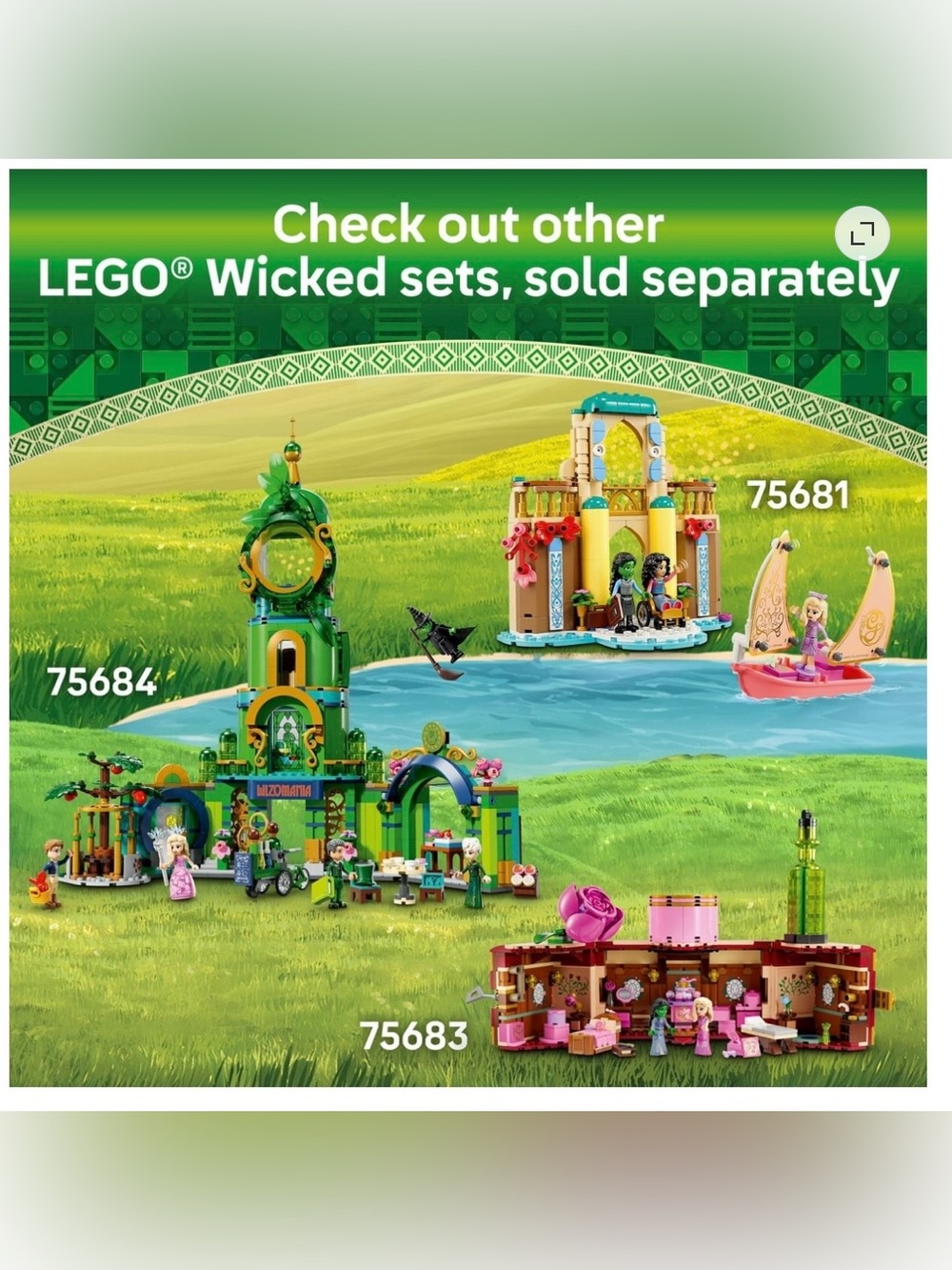 LEGO Wicked Elphaba & Glinda Figures Building Toy - Wicked Toy 558 pcs - Picture 8 of 8